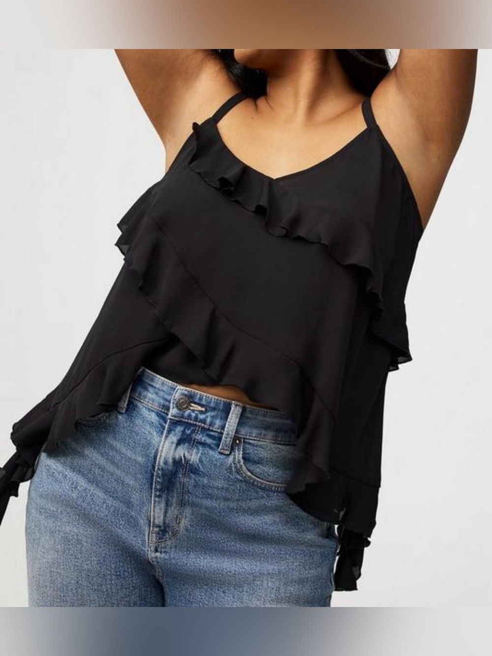 NWT Torrid Georgette ruffle cami, Torrid size 4, 4X